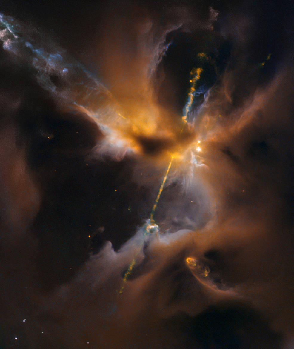Estrella Recién Nacida-El Hubble-NASA1.jpg